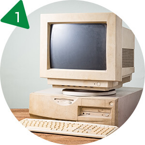 古くなったイメージ